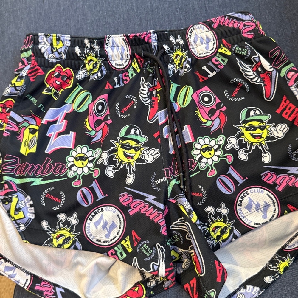 Zumba shorts size small used
